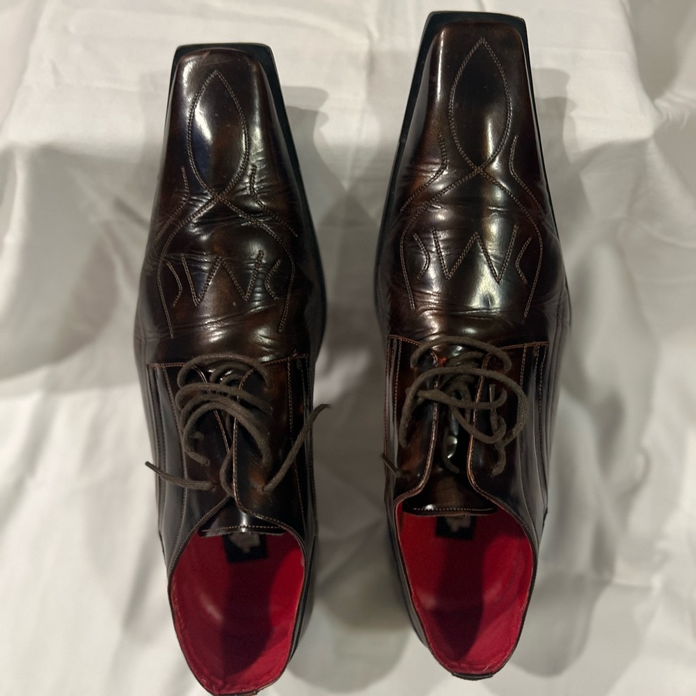 Elegant Brown Leather Men's Shoes